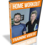 home workout training videos cover featuring a man and a woman on it